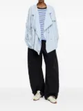 Bimba y Lola fluid double-breasted jacket - Blue