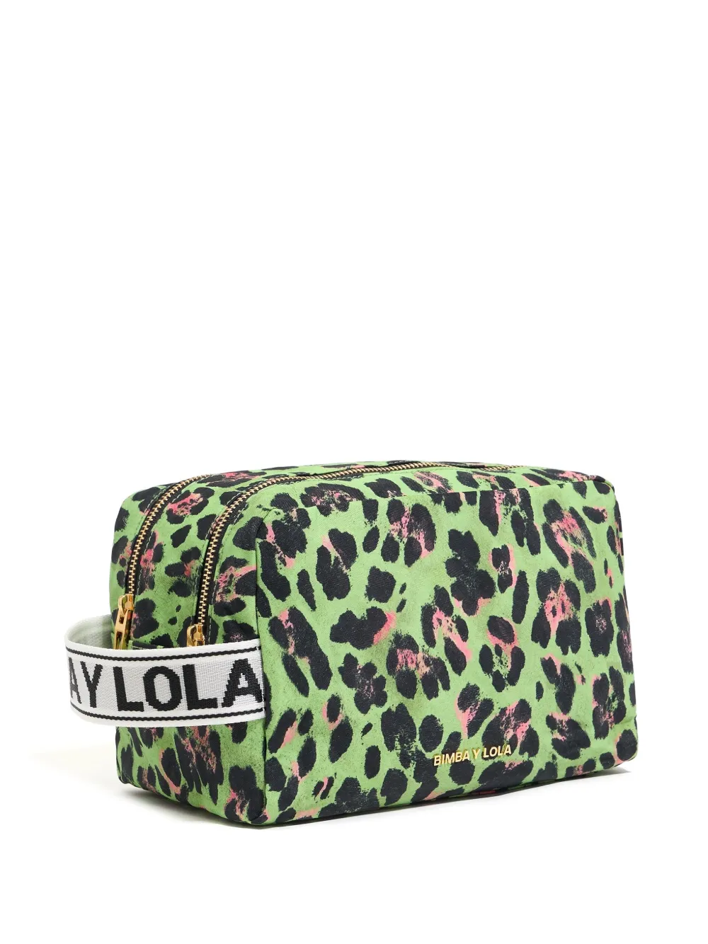 large leopard-print travel pouch