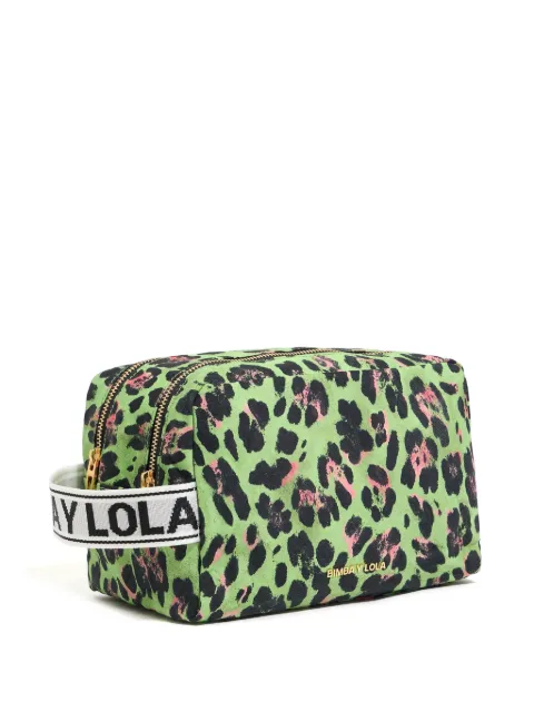 Bimba y Lola bolsa de viaje grande con estampado de leopardo