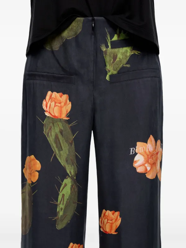 Bimba y Lola プリント ストレートパンツ | ブラック | FARFETCH JP