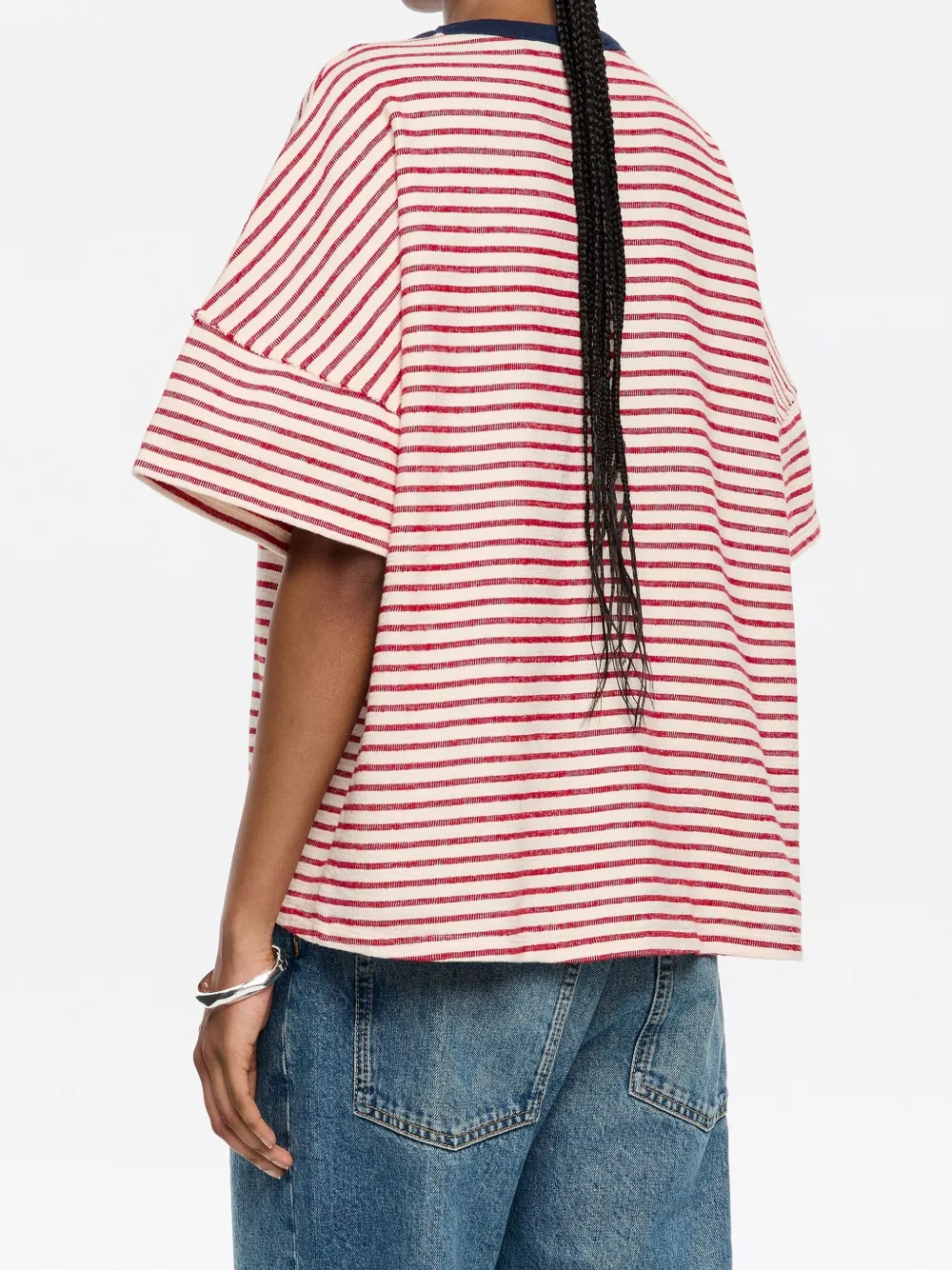 Bimba y Lola Gestreept T-shirt Rood