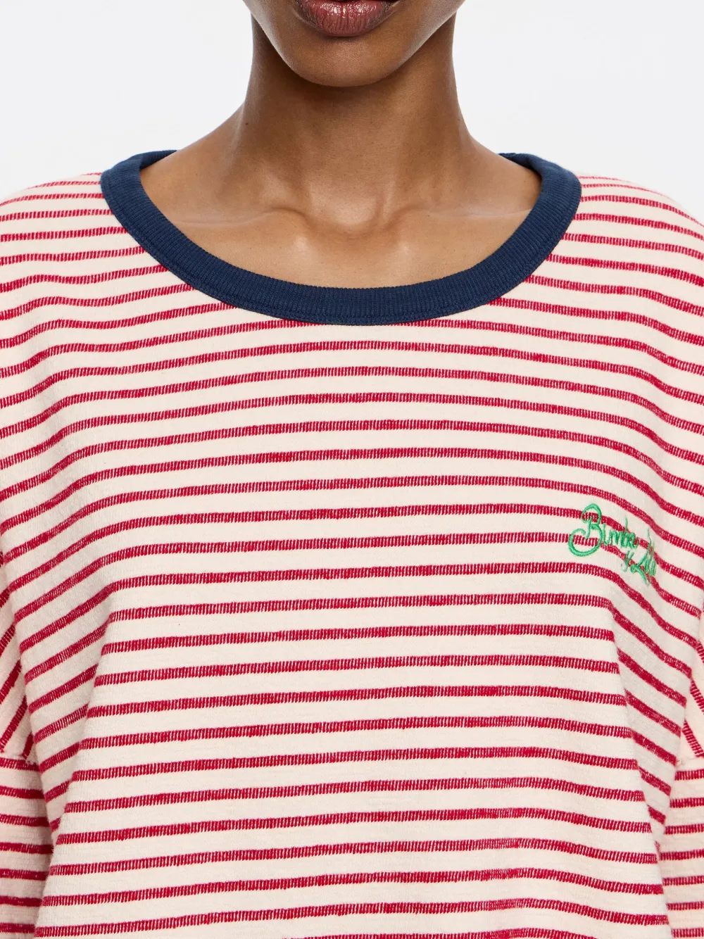 Bimba y Lola Gestreept T-shirt Rood