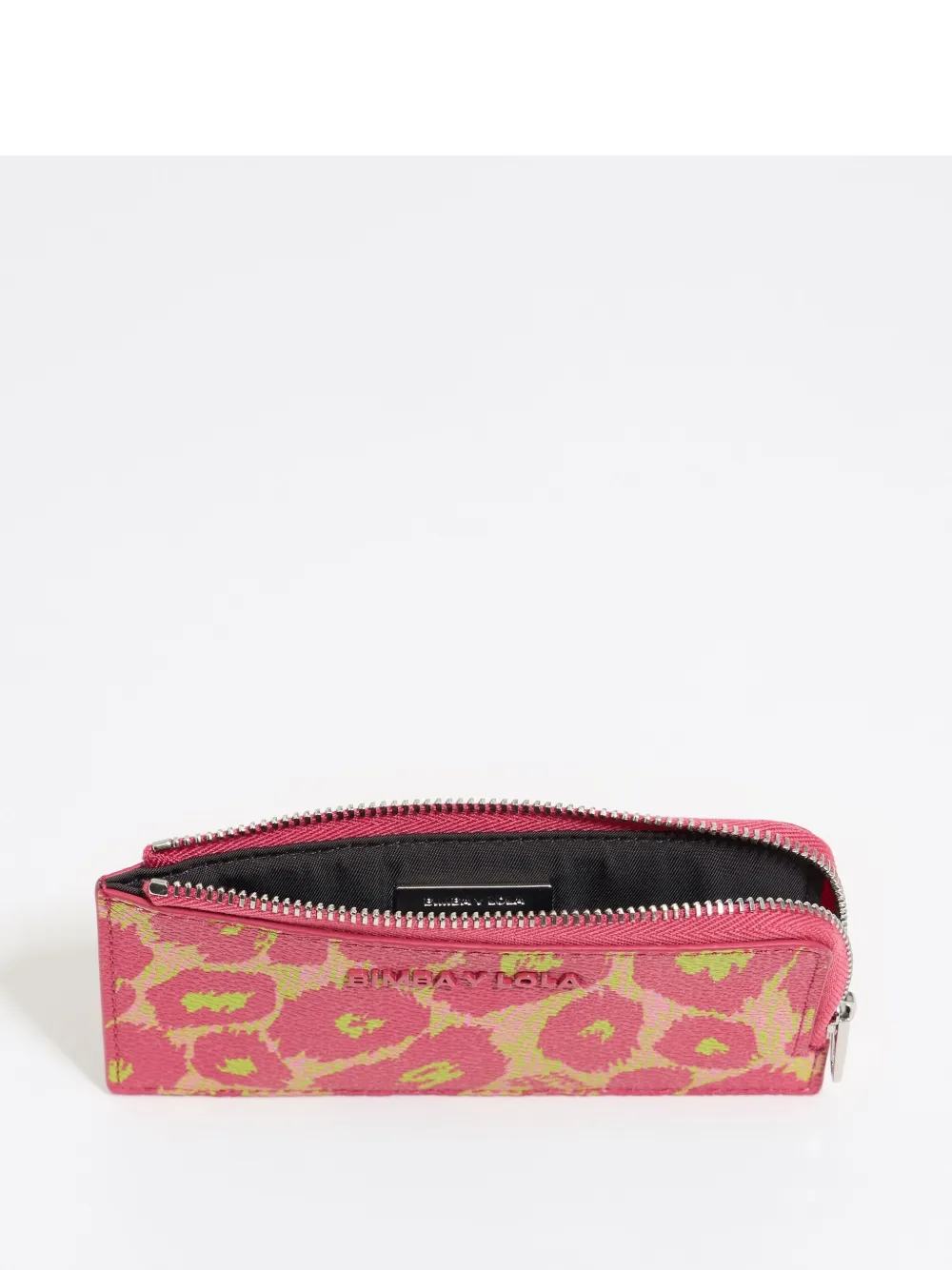 Bimba y Lola Portemonnee met luipaardprint en rits - Roze