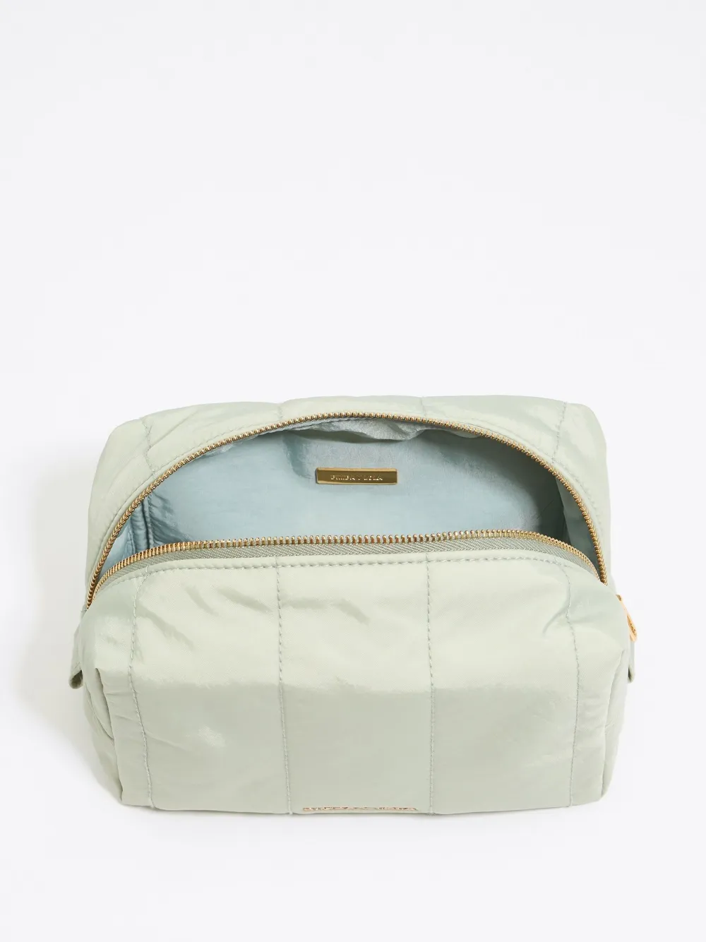 Shop Bimba Y Lola Quilted Cosmetic Case In Green