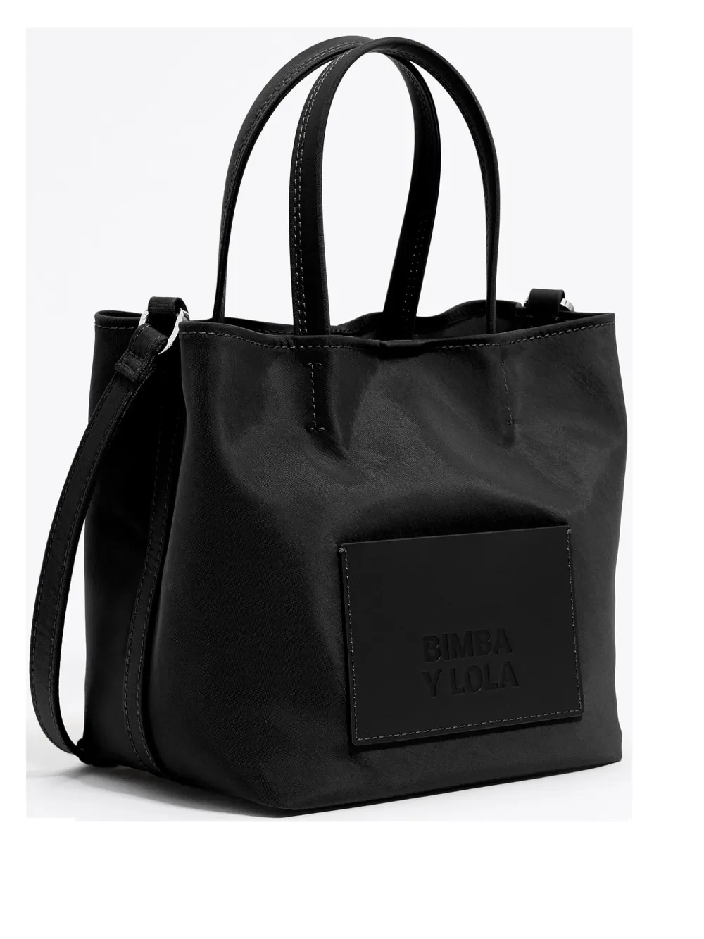 Bimba Y Lola Small Chihuahua Tote Bag In Black