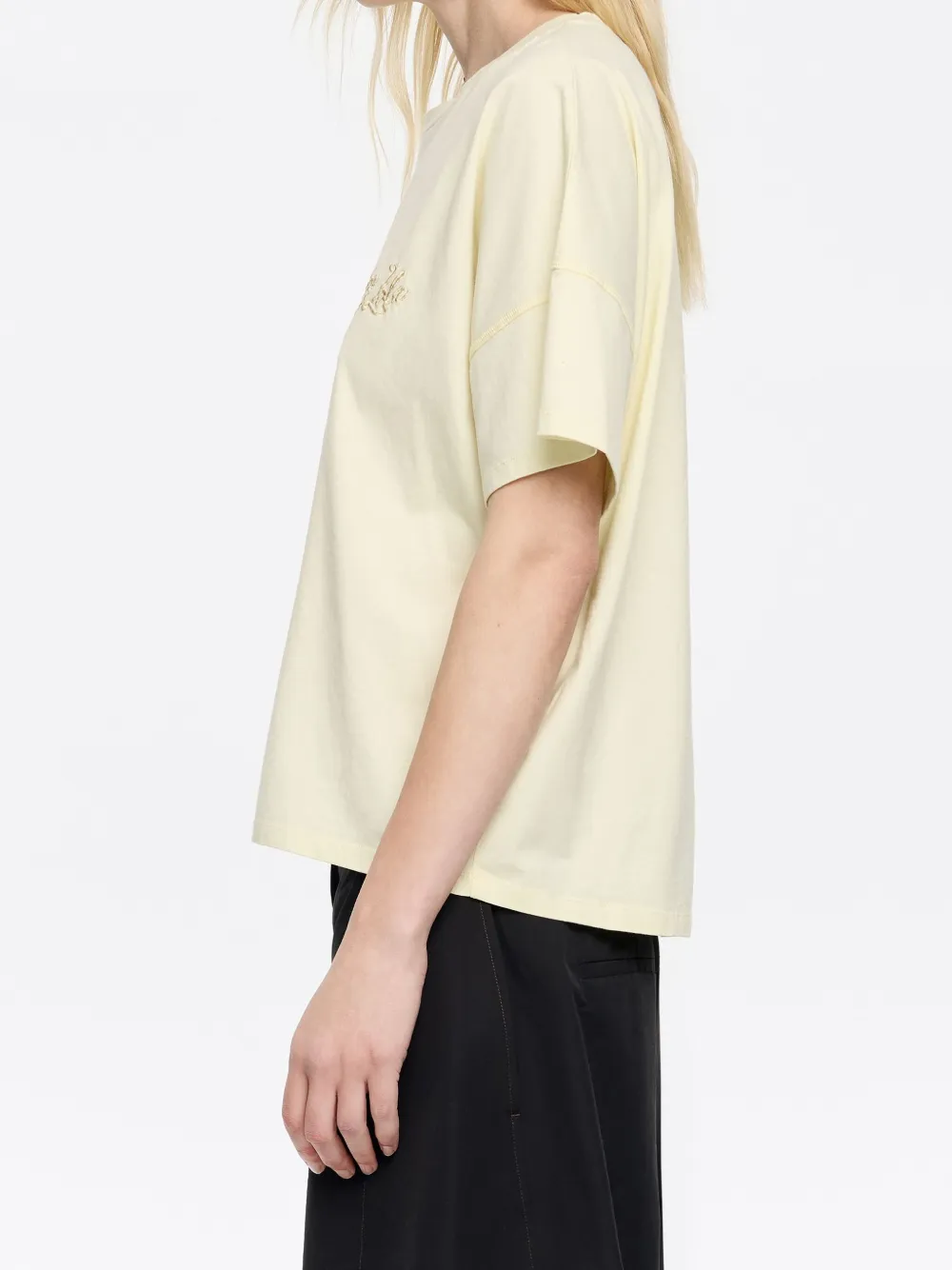 BIMBA Y LOLA LOGO-EMBROIDERED T-SHIRT