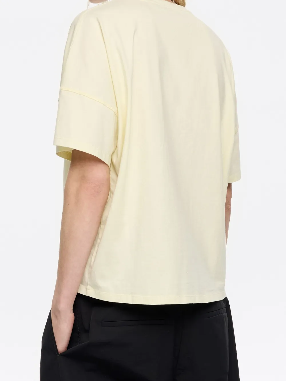 BIMBA Y LOLA LOGO-EMBROIDERED T-SHIRT