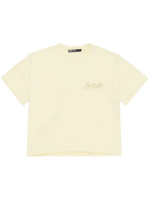 Bimba y Lola logo-embroidered T-shirt
