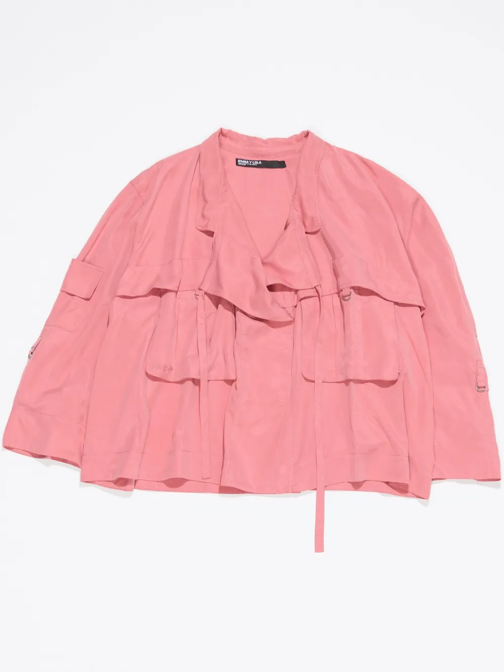 BIMBA Y LOLA FLUID DOUBLE-BREASTED JACKET 