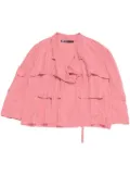Bimba y Lola fluid double-breasted jacket - Pink