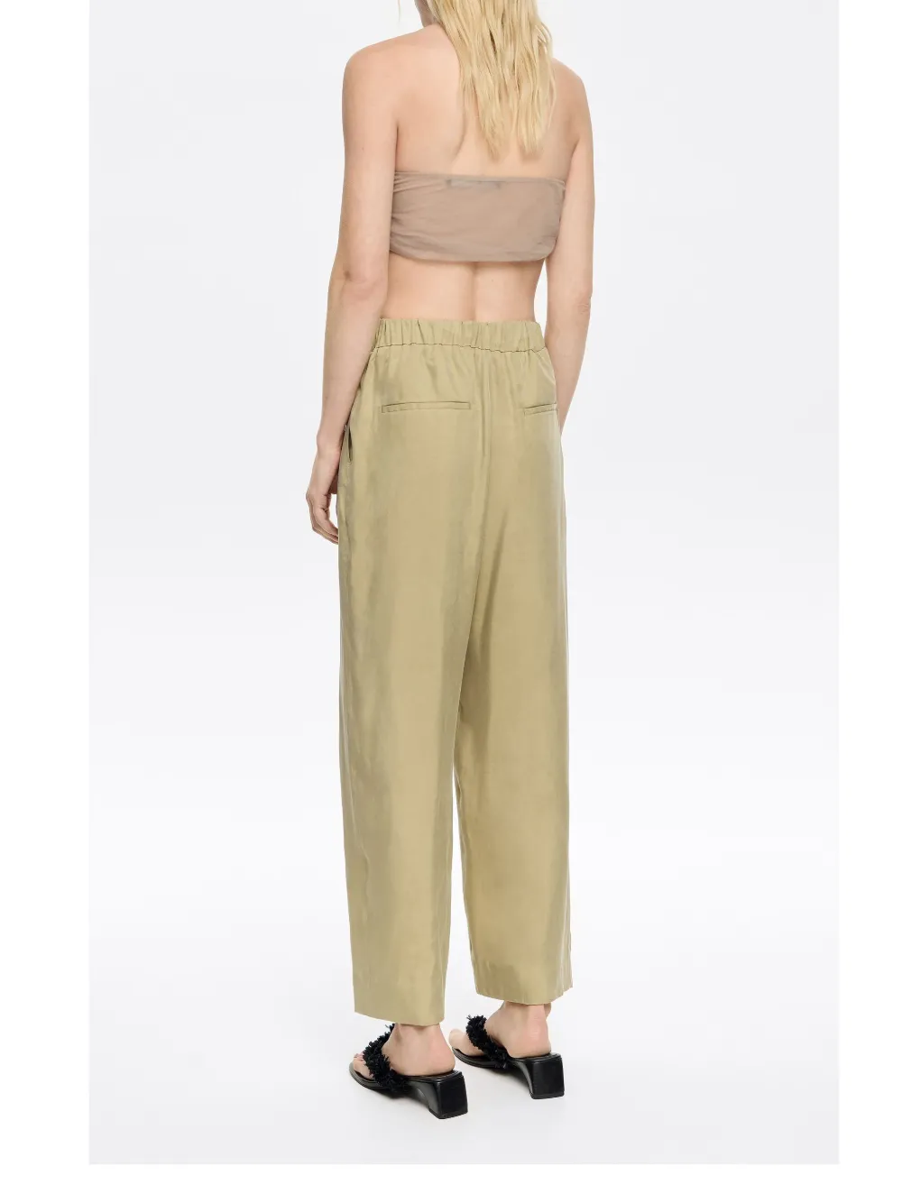 Bimba y Lola Fluid broek Groen