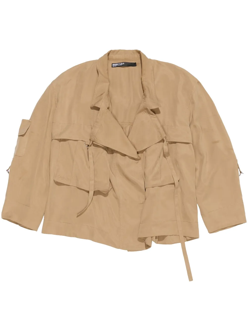 fluid double-breasted jacket