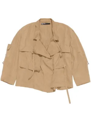 【BIMBA Y LOLA】ギャザー入りオーバージャケット Bimba y Lola ウィメンズ オーバーサイズジャケット通販 - FARFETCH