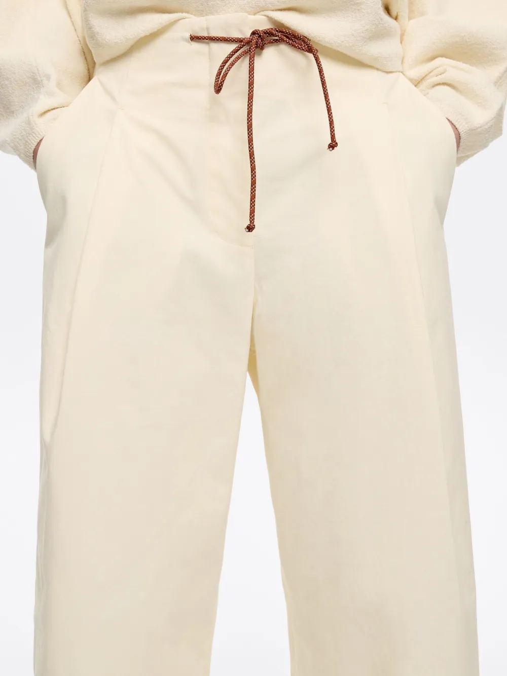 Bimba y Lola Katoenen broek Beige