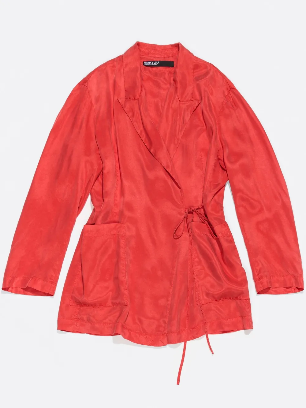BIMBA Y LOLA FLUID DOUBLE-BREASTED JACKET