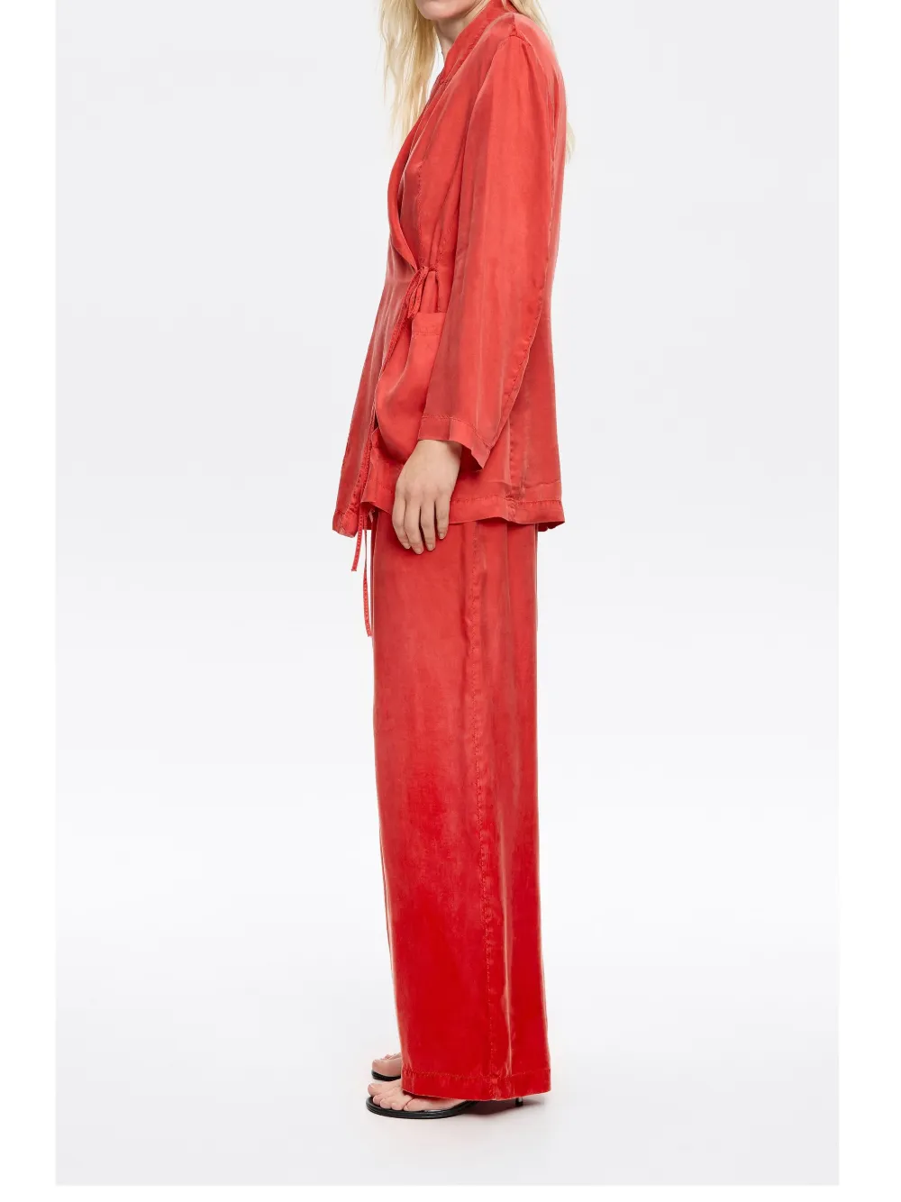 BIMBA Y LOLA FLUID DOUBLE-BREASTED JACKET