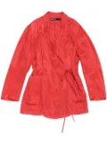 Bimba y Lola fluid double-breasted jacket - Red