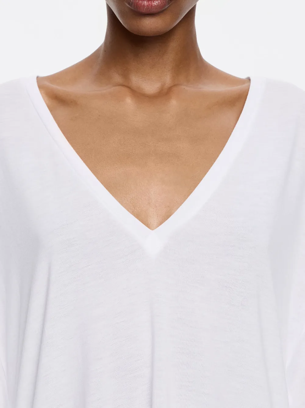 Bimba y Lola T-shirt met verlaagde schouders Wit