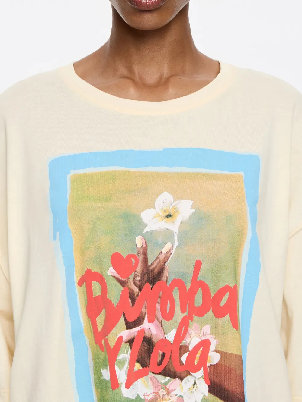 BIMBA Y LOLA LOGO-PRINT T-SHIRT 