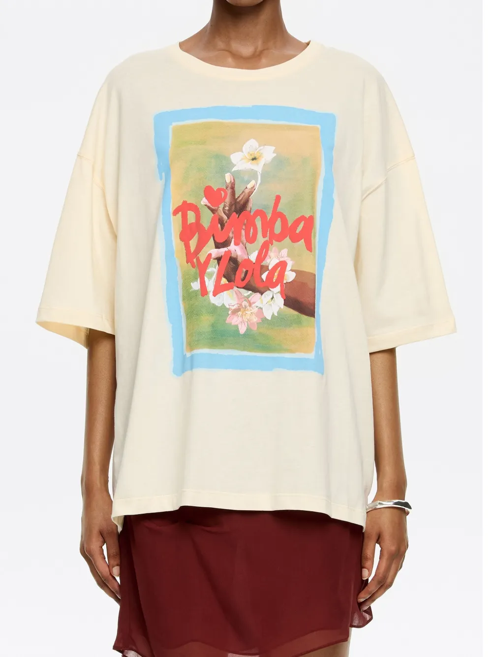 BIMBA Y LOLA LOGO-PRINT T-SHIRT 