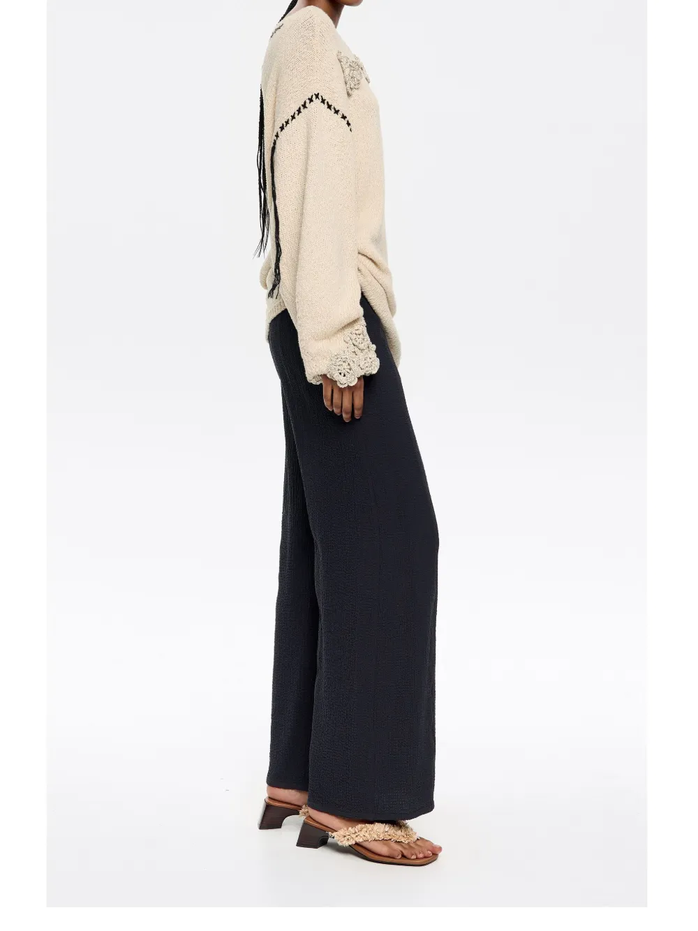 Bimba y Lola Cropped broek Grijs