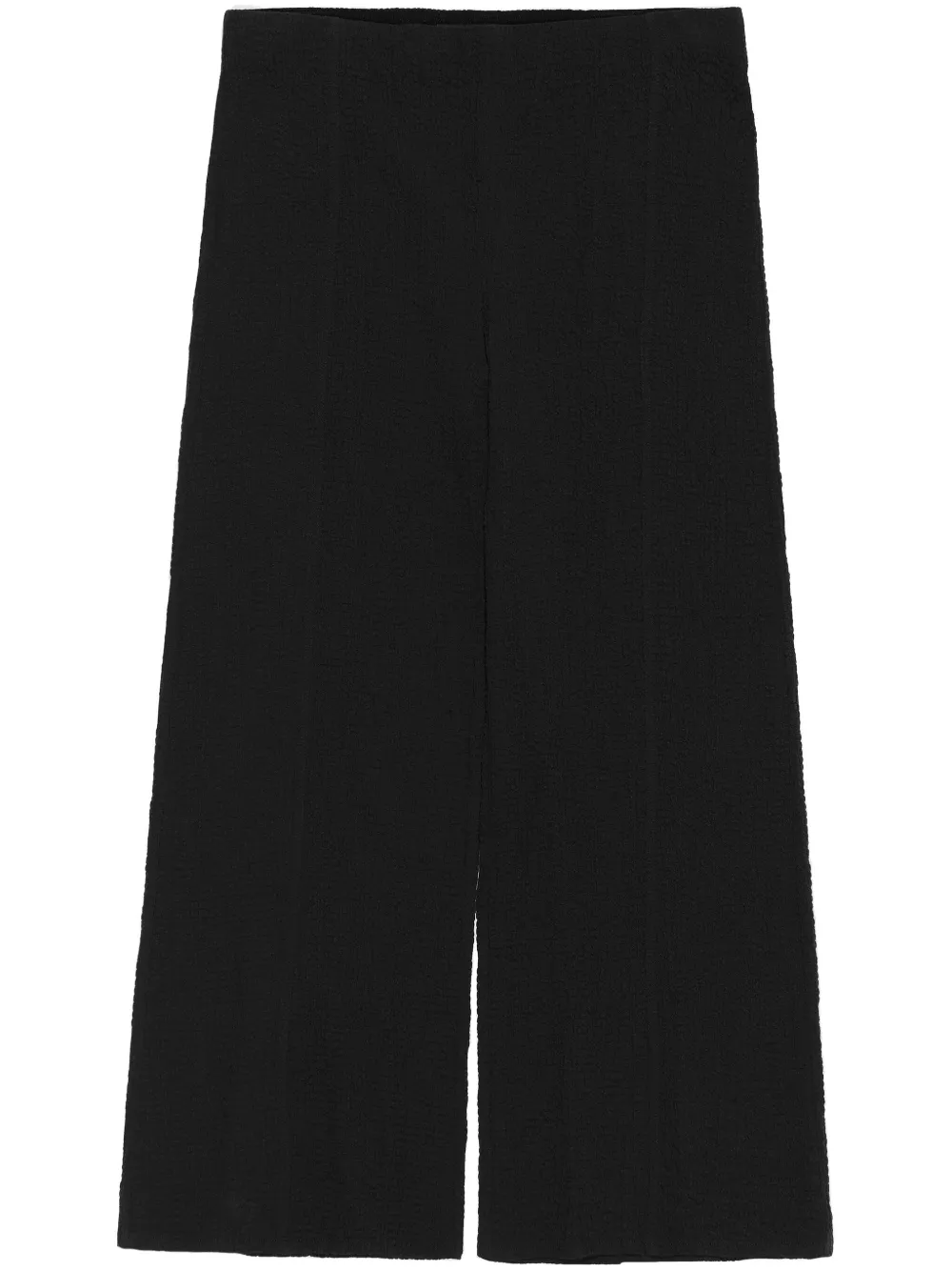 wide-leg cropped trousers