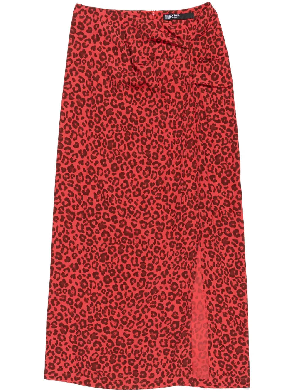 tiger-print skirt