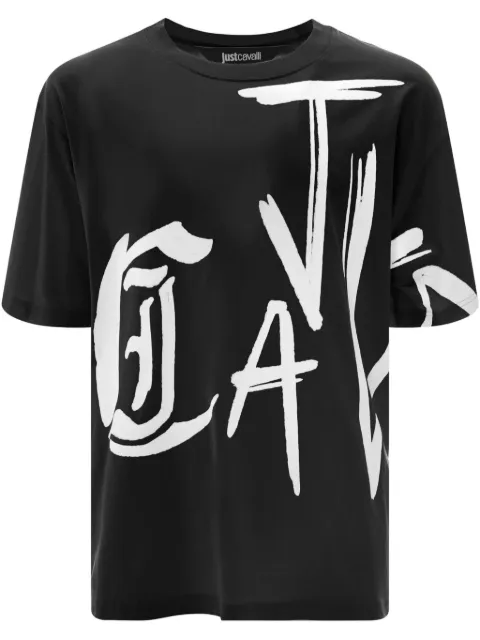 Just Cavalli playera con logo estampado