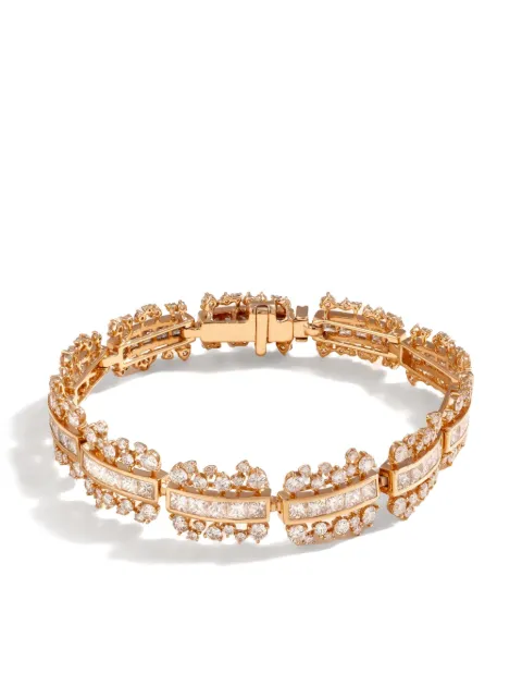 Ananya 18K rose gold Scatter diamond bracelet