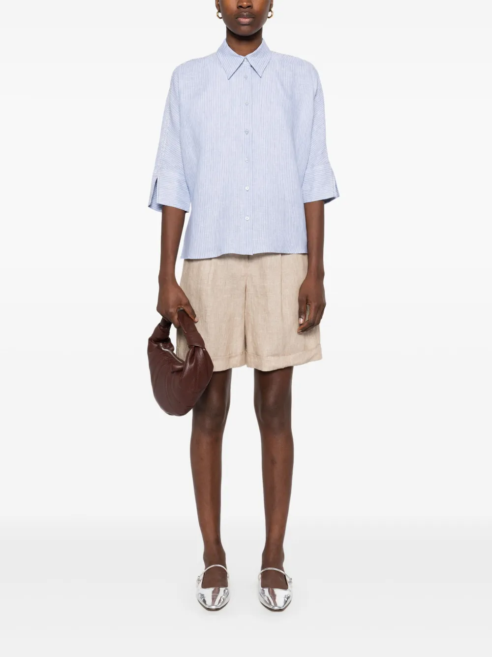 Peserico linen shorts | Short Shorts | Image 2