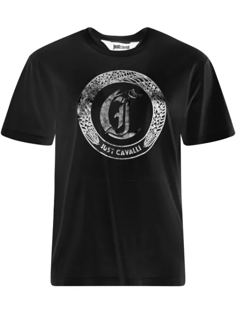 Just Cavalli logo-print T-shirt