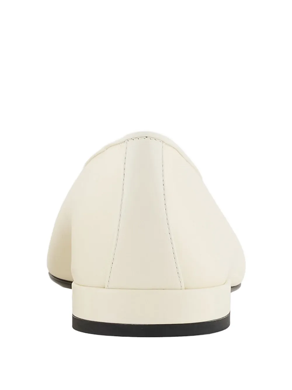 GIORGIO ARMANI SMOOTH-LEATHER BALLERINAS