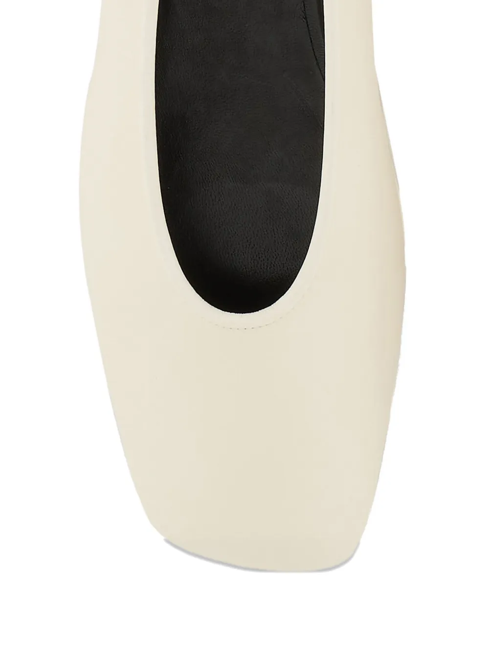 GIORGIO ARMANI SMOOTH-LEATHER BALLERINAS