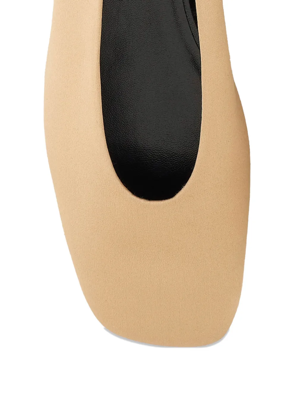 GIORGIO ARMANI SATIN BALLERINAS