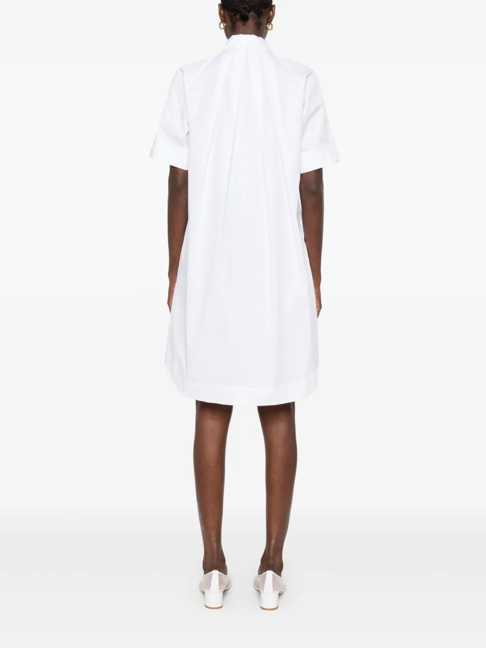 Peserico Mini-jurk van popeline Wit