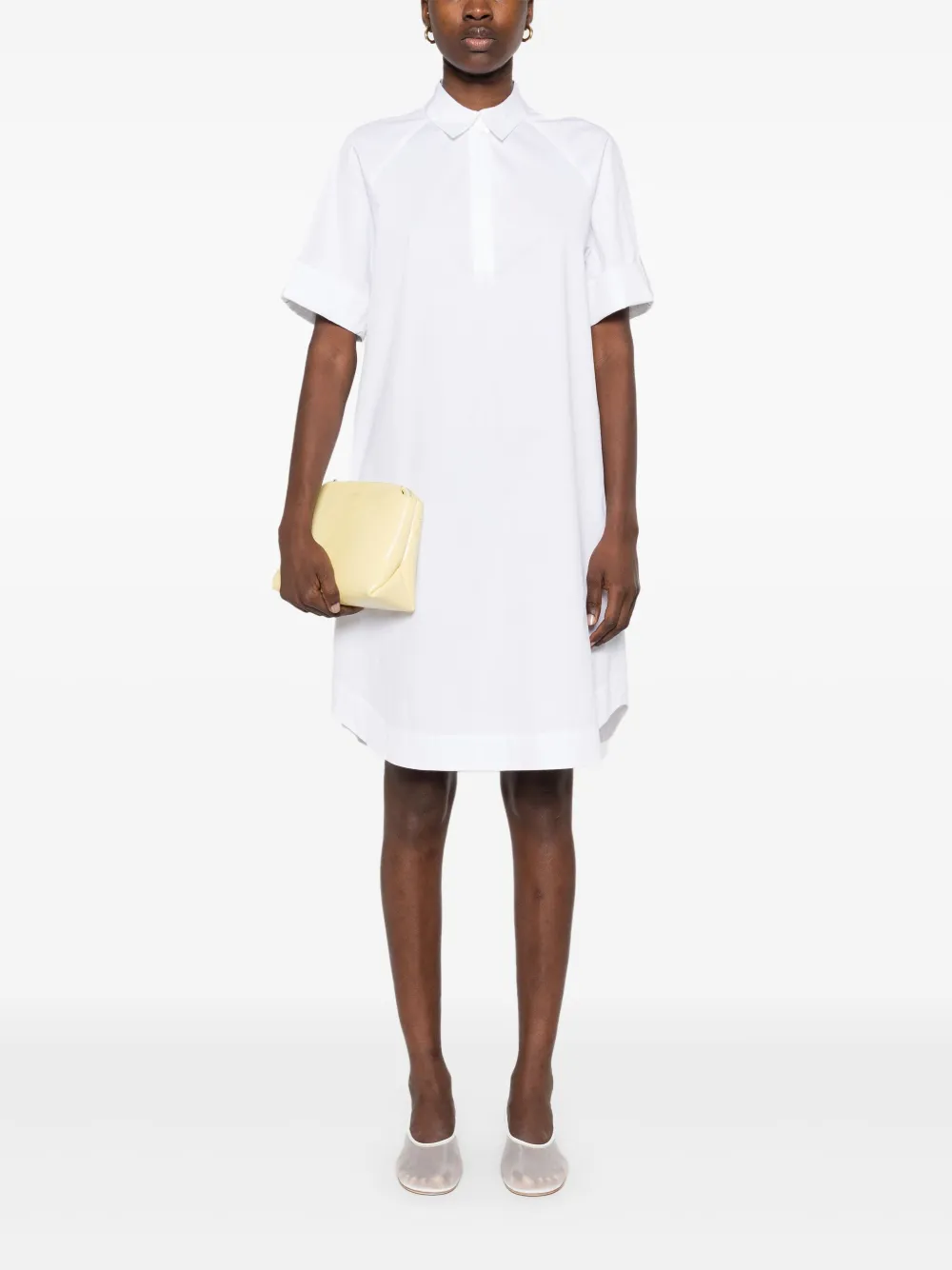 Peserico Mini-jurk van popeline Wit
