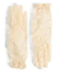 Valentino Garavani VLogo Signature lace gloves - Neutrals