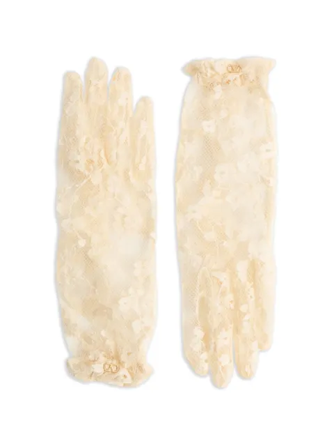 Valentino Garavani VLogo signature lace gloves