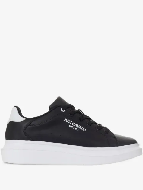 Just Cavalli logo-print sneakers
