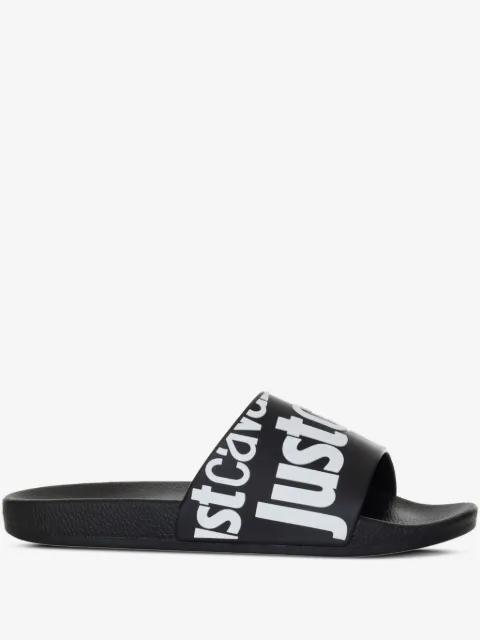 Just Cavalli logo-print slides 