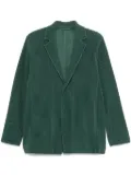 Homme Plissé Issey Miyake plissé-effect blazer - Green