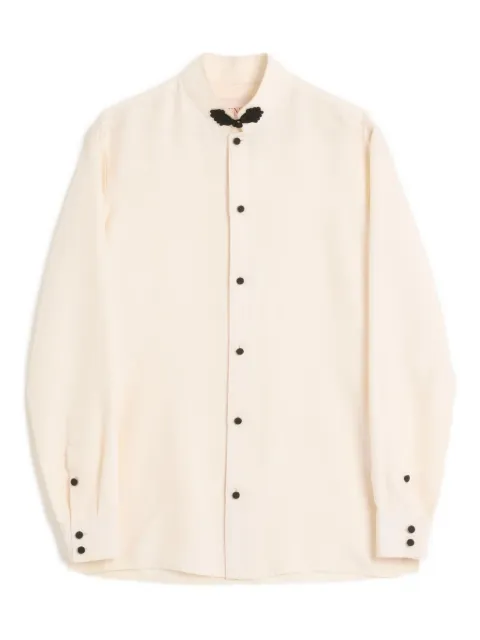 Valentino Garavani toggle-fastening silk shirt