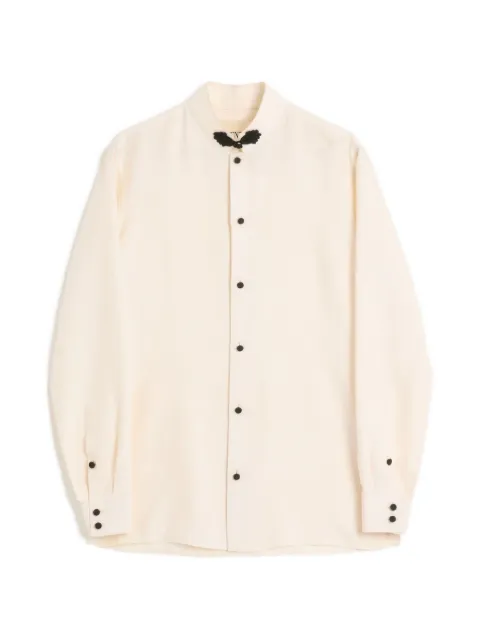 Valentino Garavani chemise en soie à fermeture brandebourg
