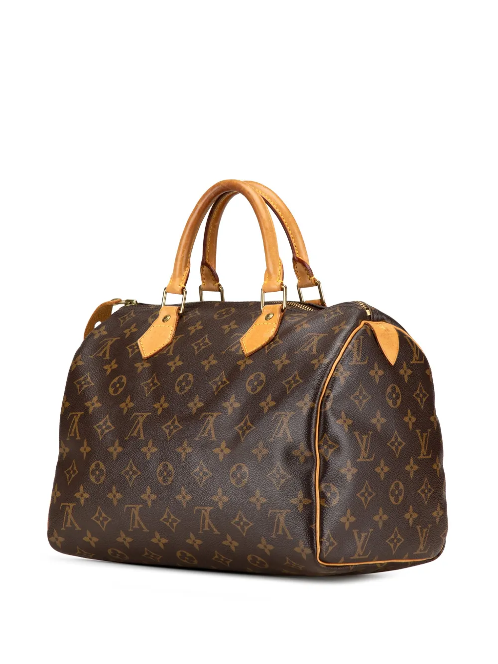 Louis Vuitton Pre-Owned 2004 Speedy 30 Boston tas met monogram - Bruin