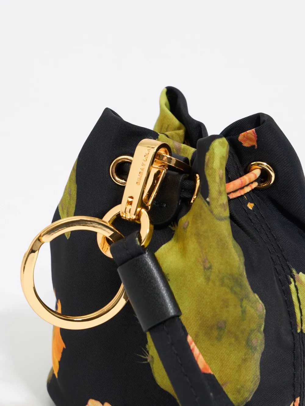 Bimba y Lola Make-up tas met bloemenprint Zwart
