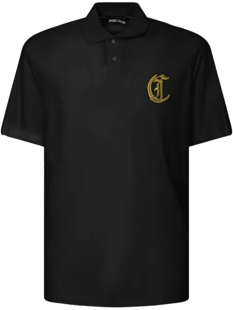 Just Cavalli playera tipo polo con logo bordado