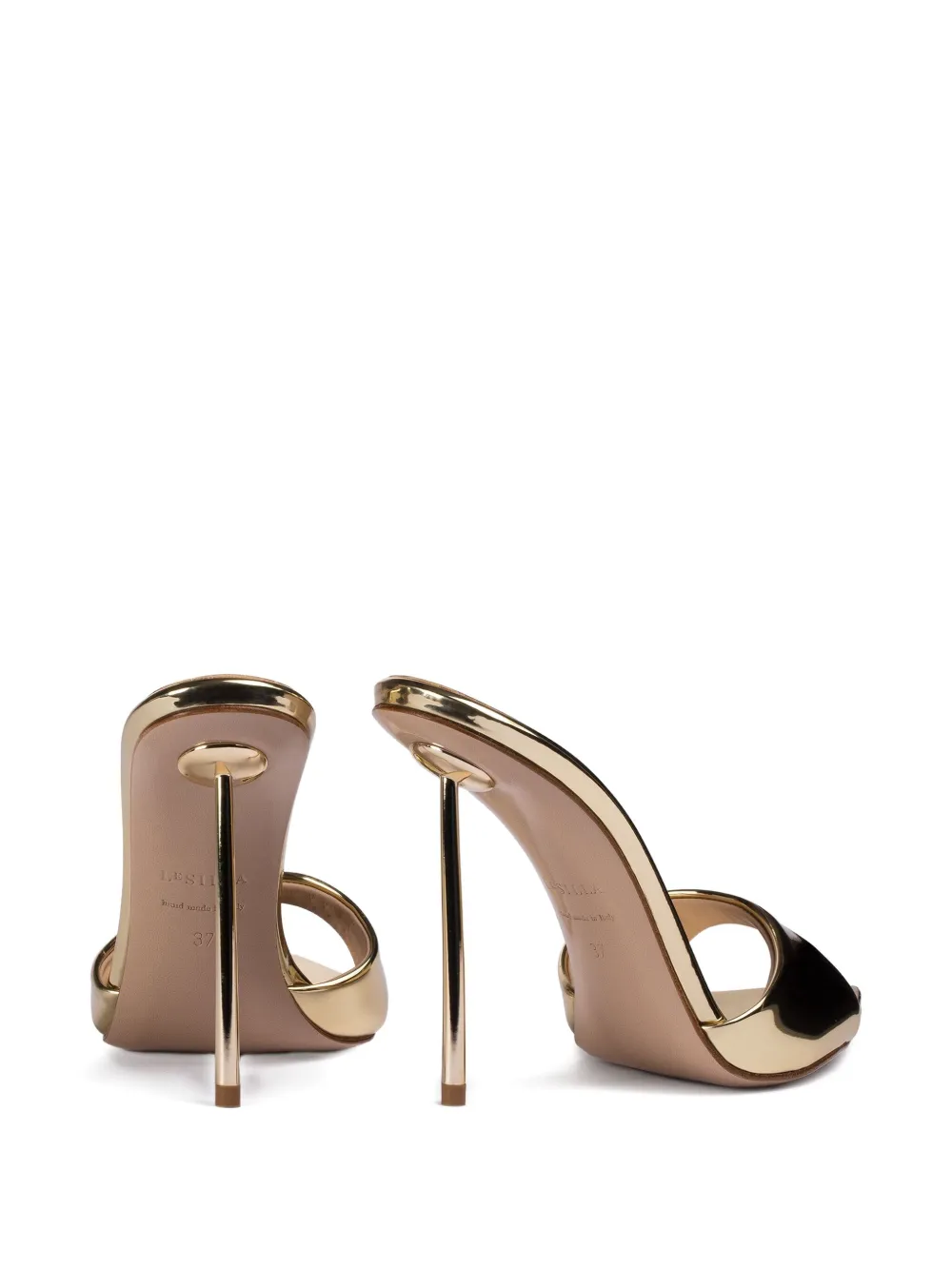 Le Silla Bella metallic open-toe sandals Gold