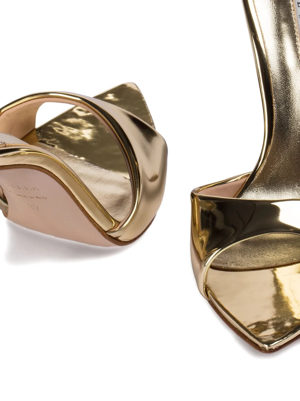 Le Silla Bella metallic open-toe sandals Gold