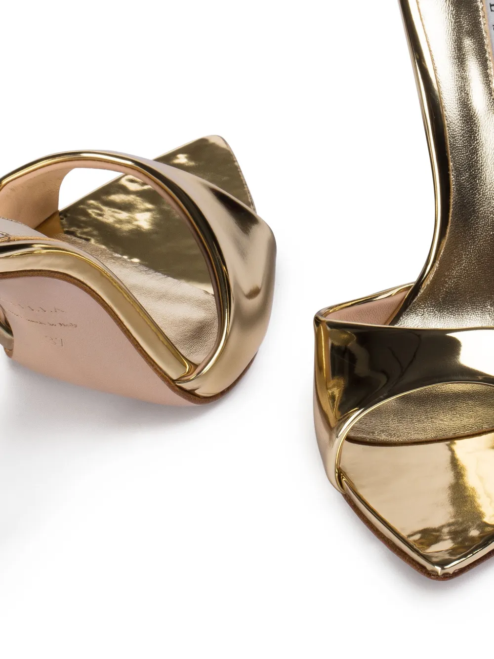 Le Silla Bella metallic open-toe sandals Gold