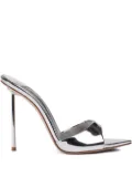 Le Silla 80mm Bella metallic sandals - Silver